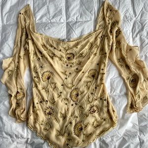 Vintage 90’s Lillie Rubin Beaded Top S